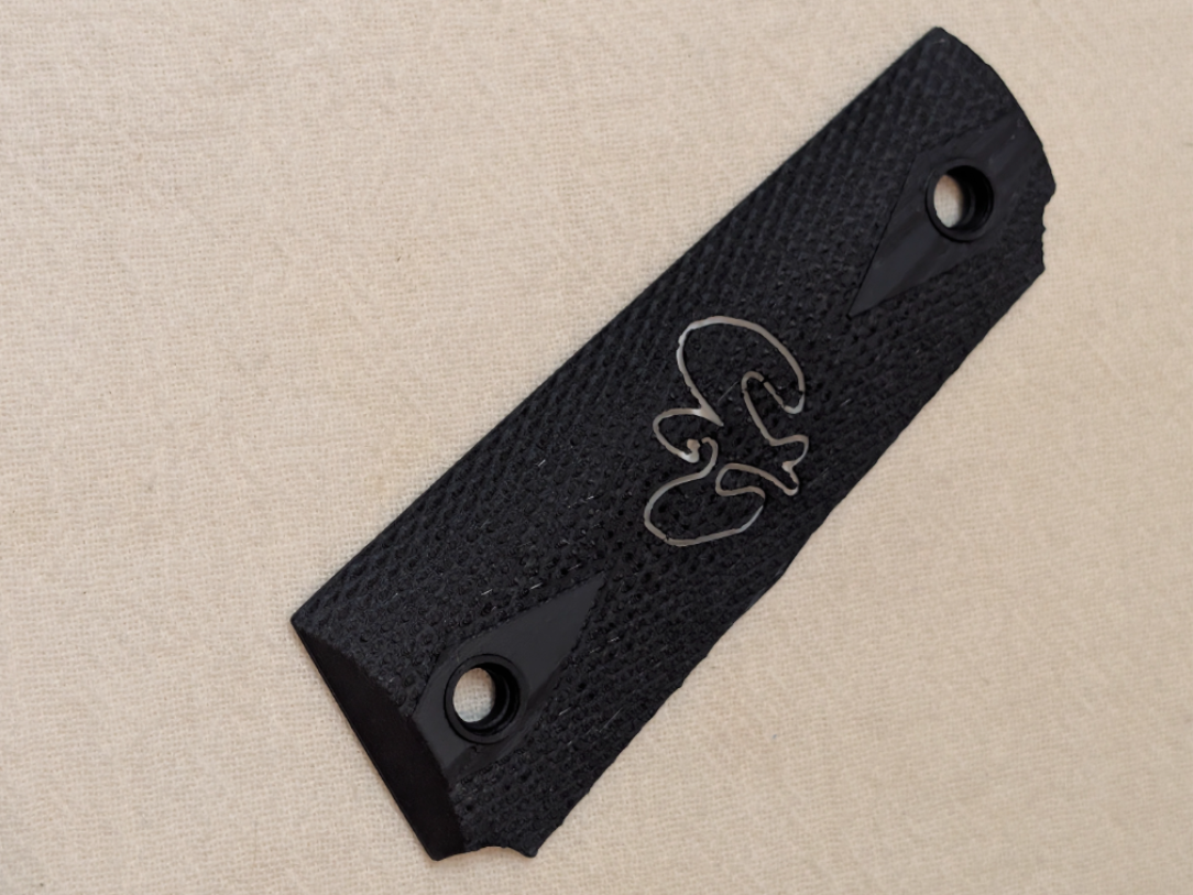 Hand drawn Dove of Peace, Peacemaker 1911 grips.
