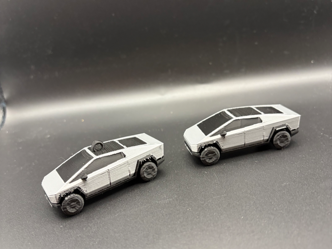Cybertruck Ornament with and without ring
