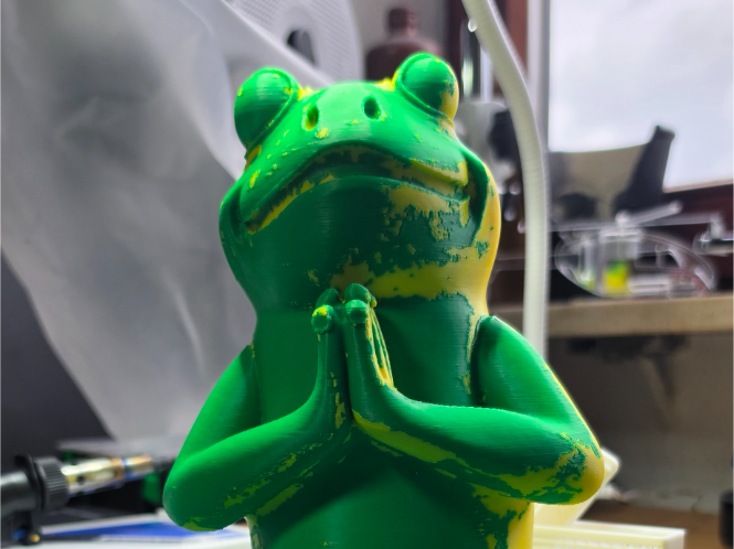 betender Frosch