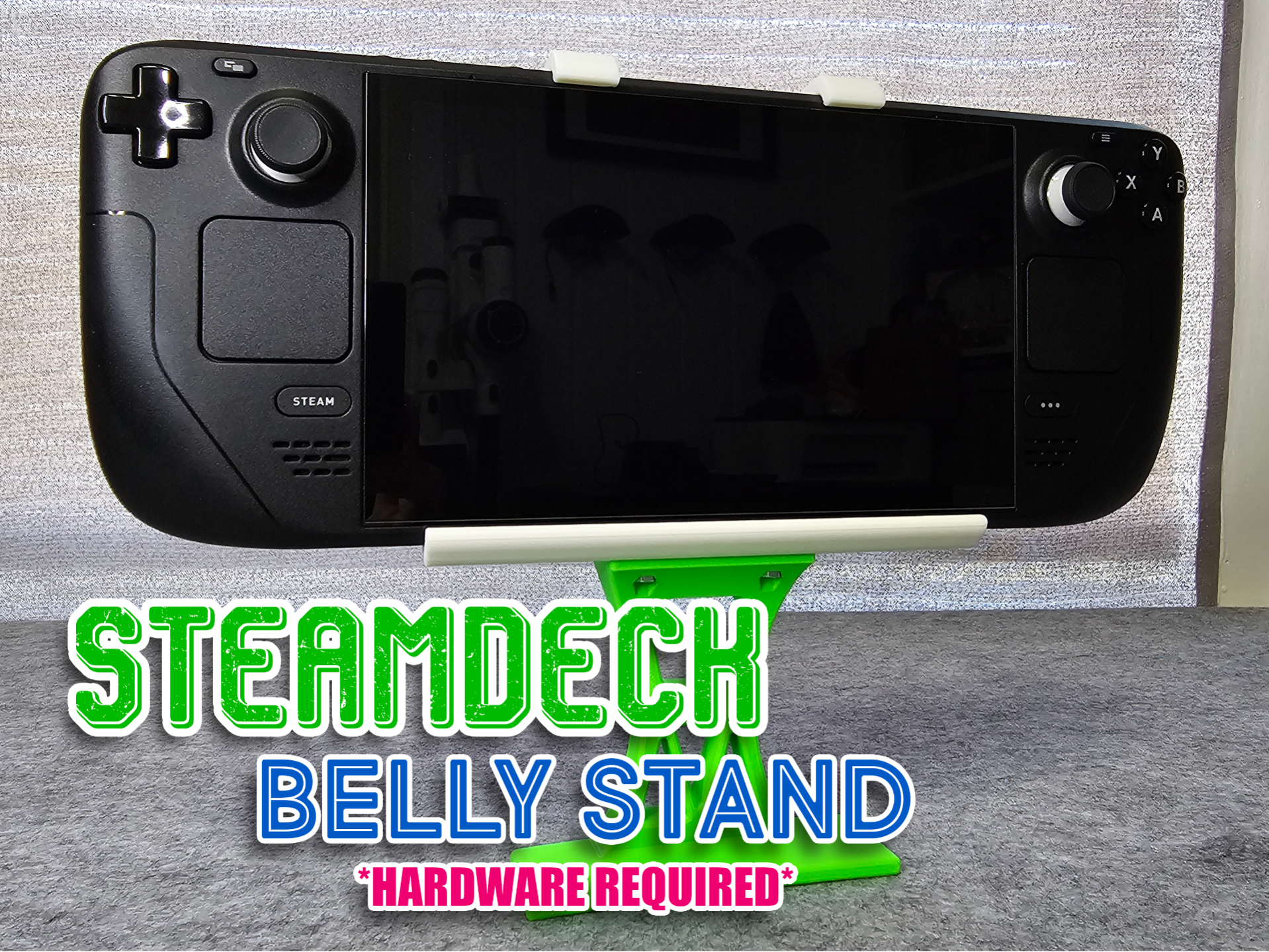 NEW - Steam Deck Belly Stand - Requires Hardware