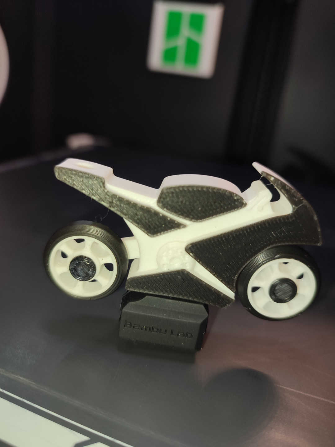 Motorcycle Keychain (spinning wheels)