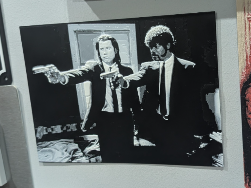 Pulp Fiction Hueforge