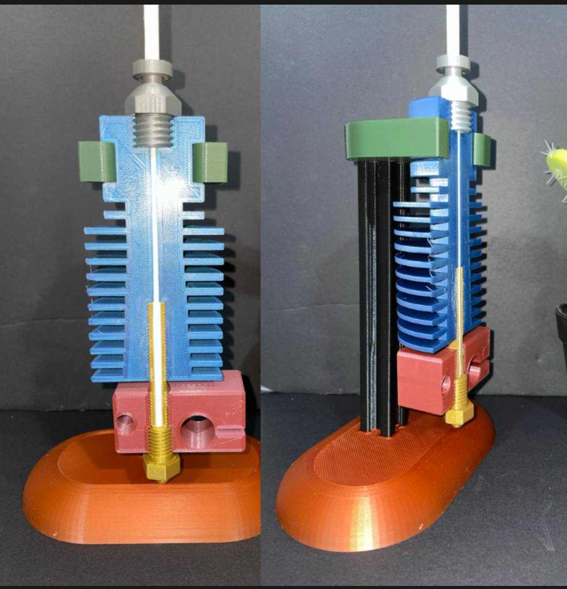 maqueta para enseñanza de un hotend v6