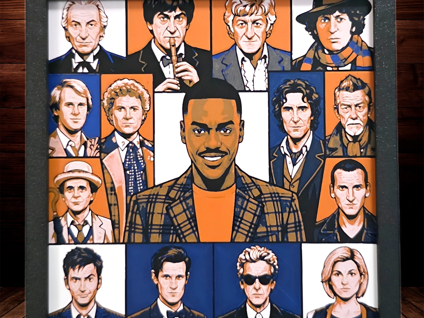 Dr Who(s) Collage (15 Drs.) Collage 200x200