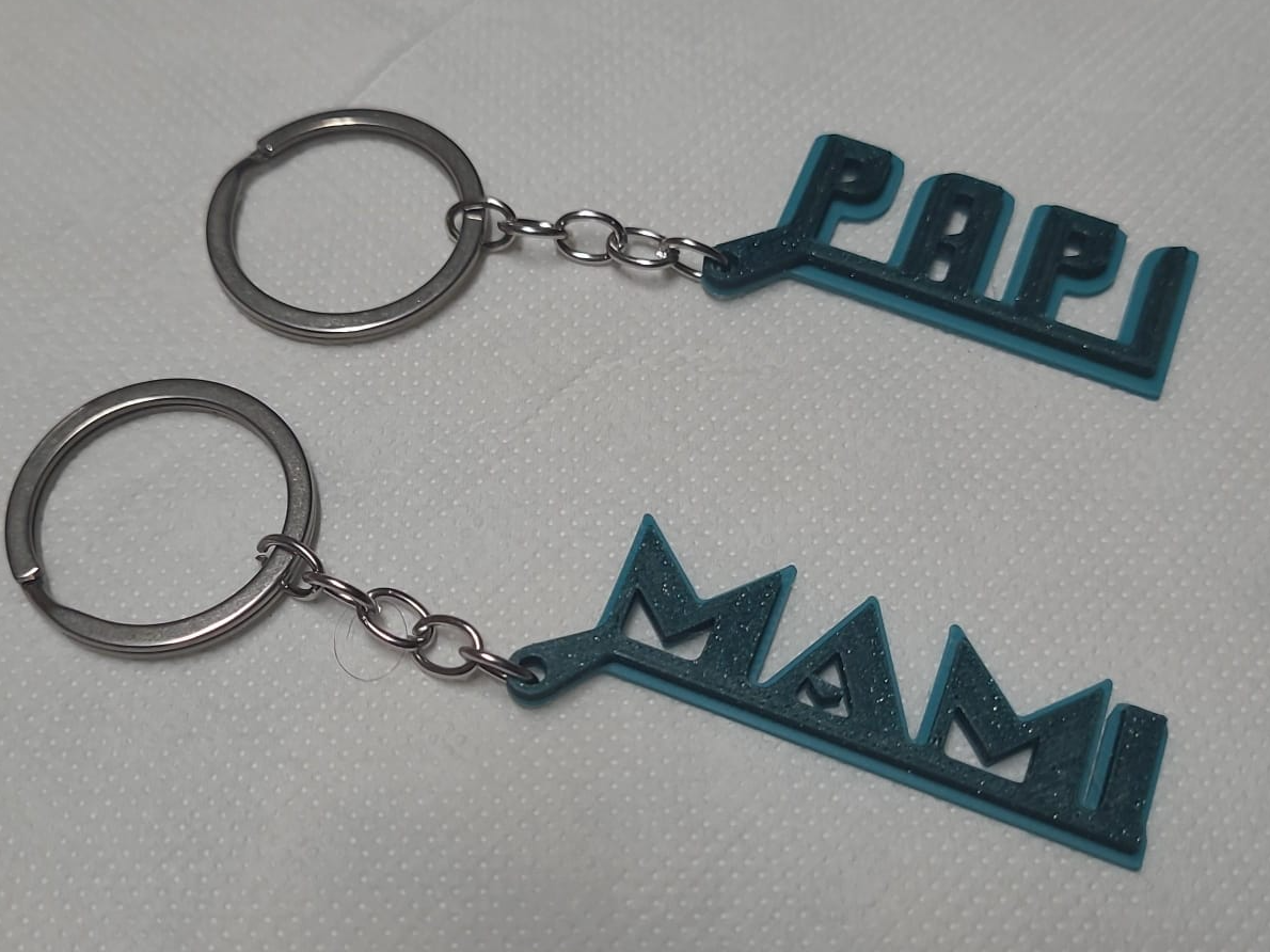 Mother & Father Keychains