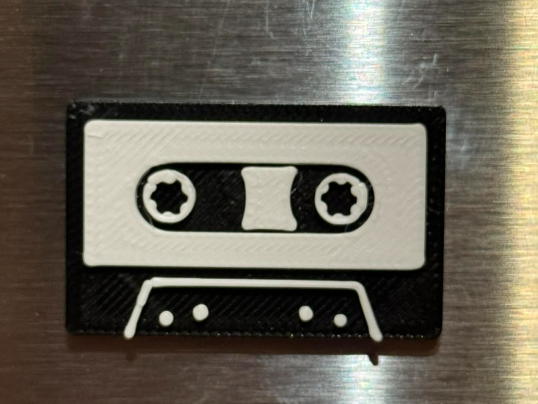 Cassette tape magnet