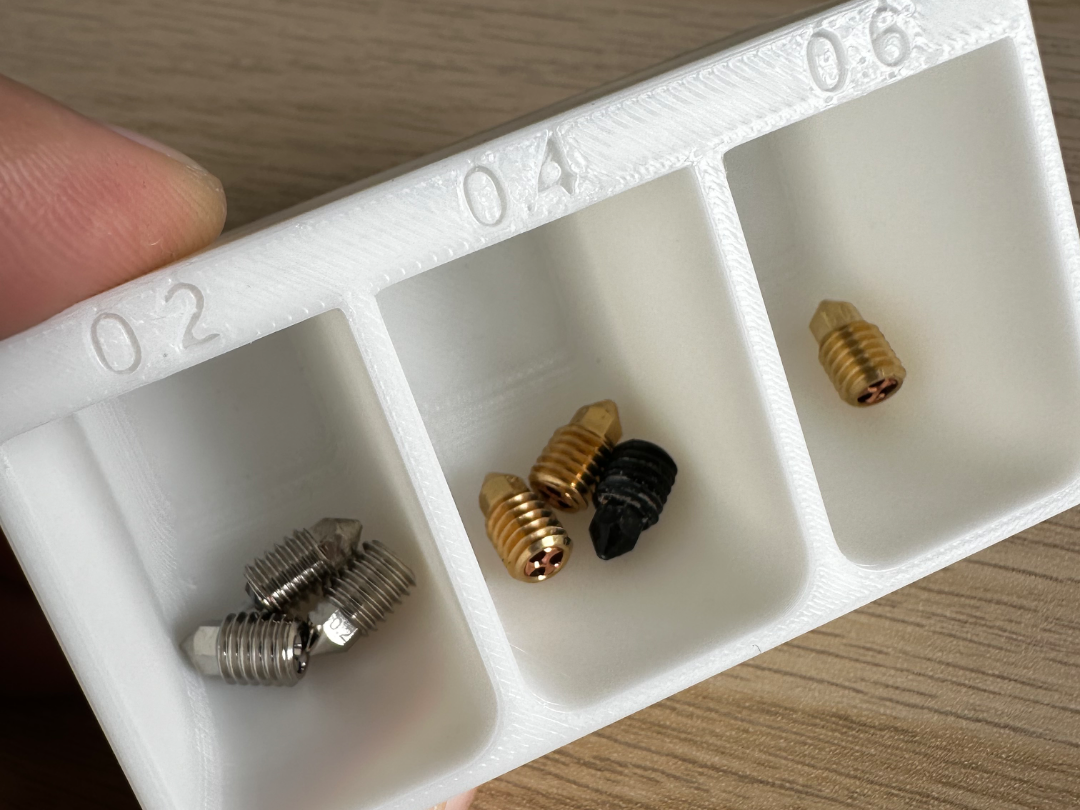 Nozzle assorti boxes 0.2 - 1.0 mm