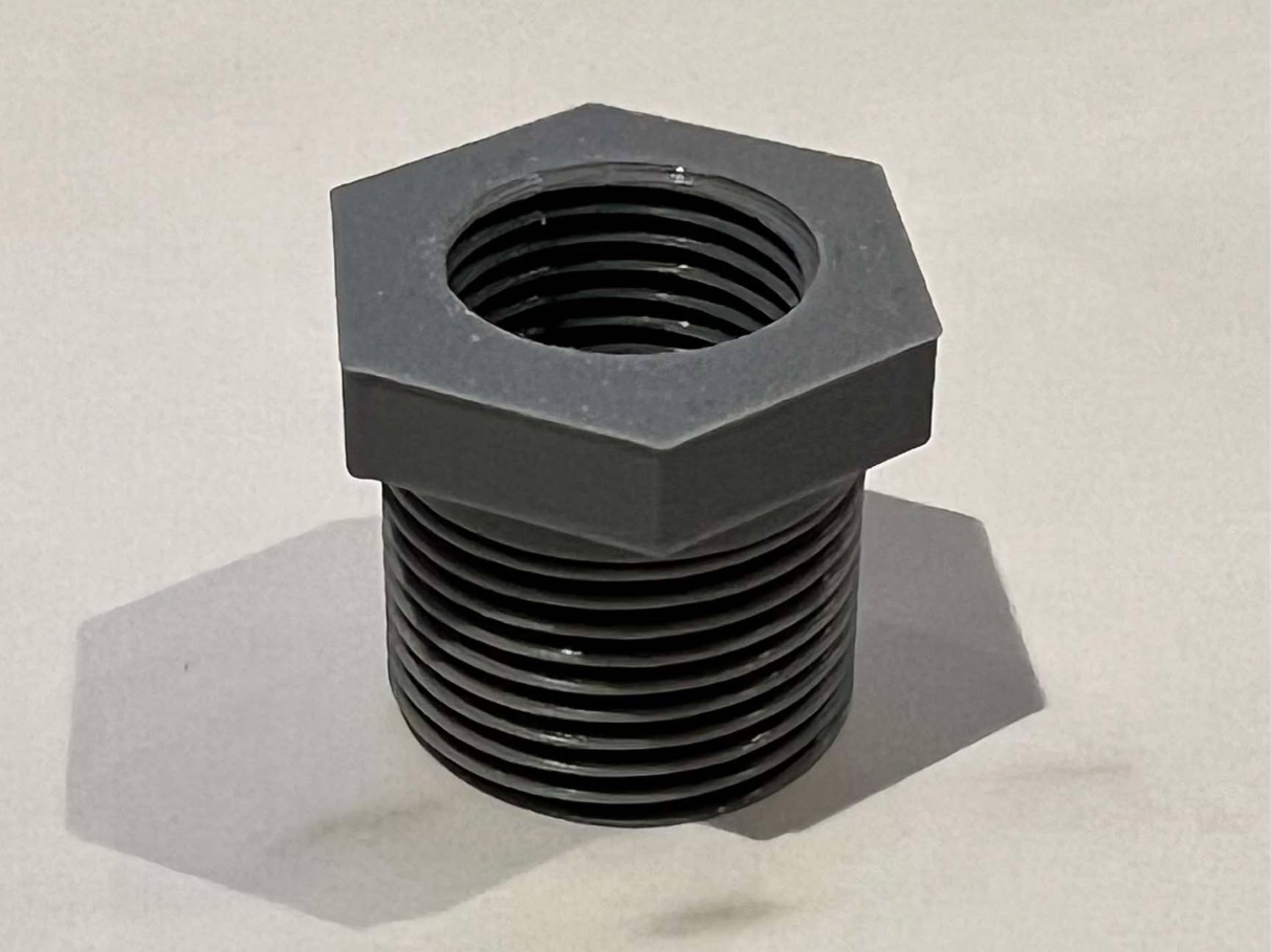 3/4" to 1/2" reduction bush BSP thread
