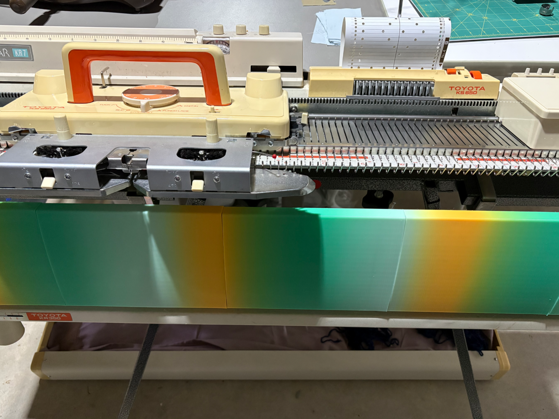 Singer/Studio Knitting Machine Ribber Cover