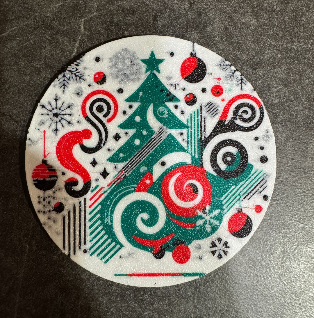 "Festive Christmas Coaster" - Holiday Edition