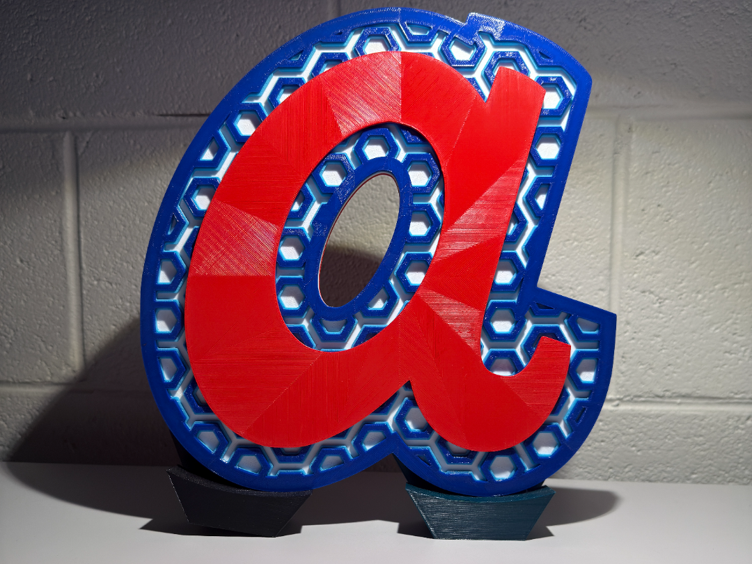Atlanta Braves Retro Mini Dimensional Mosaic