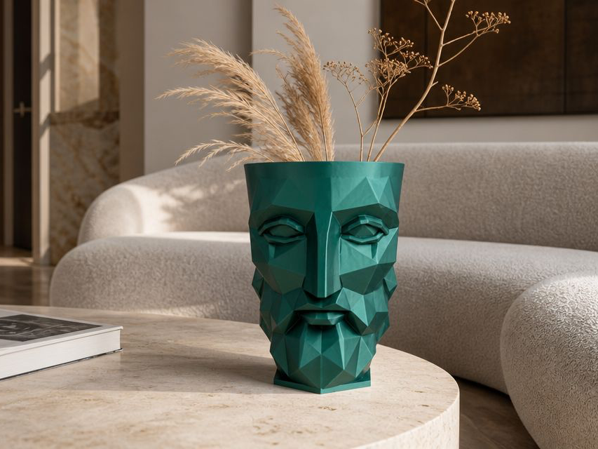 Low Poly Stoic Vase / Pen Holder