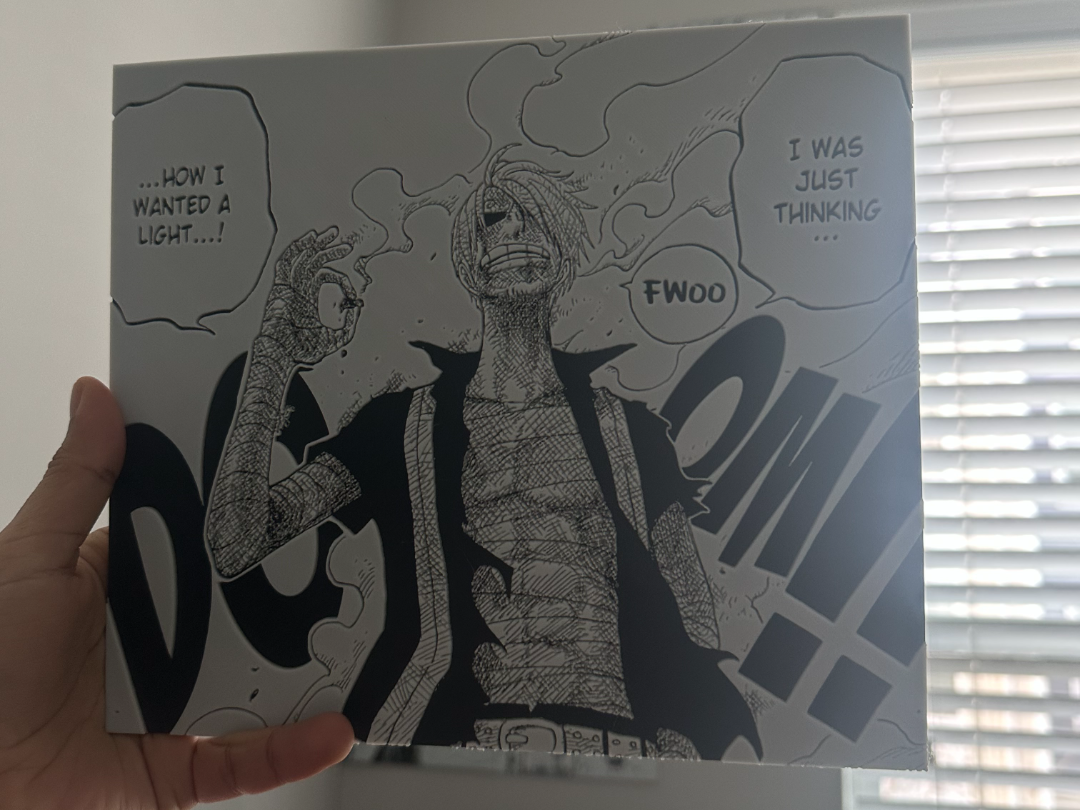 Sanji vs Enel Mangal Panel Iconic Scene