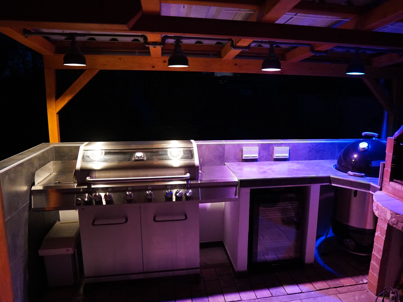 Lampshade/Lampenschirm "Industrial BBQ" (E27)