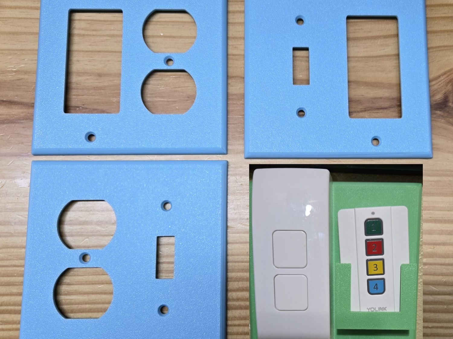 Combo Plates Outlets Toggle Switch Decora FlexFob
