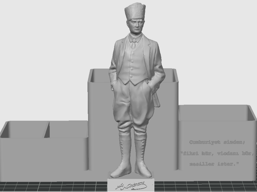 ATATÜRK kalemlik(pencil holder)