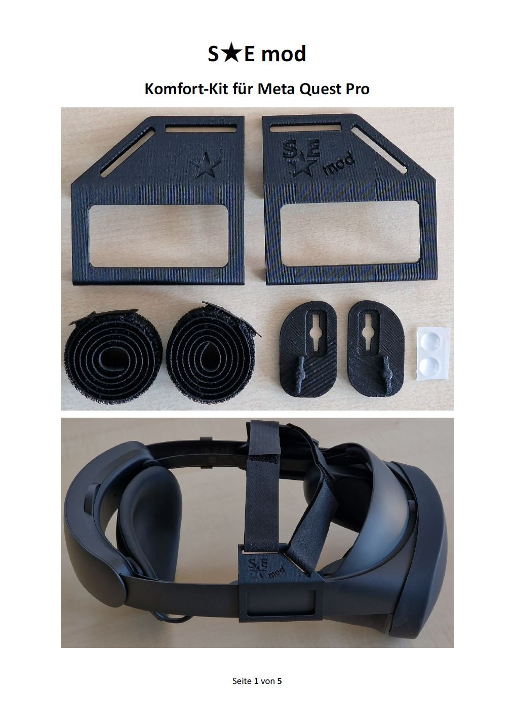 Komfort-Kit für Meta Quest Pro