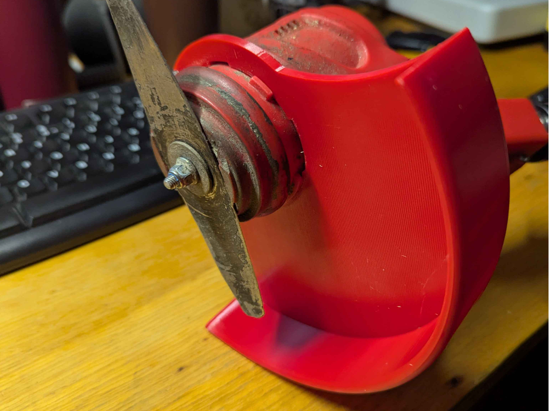 Shield for grass trimmer