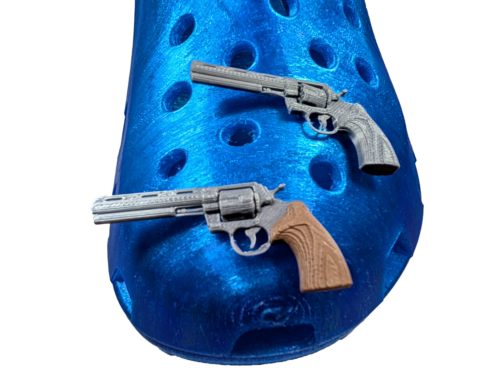 Colt Python Revolver Croc Shoe Charm (Jibbitz)