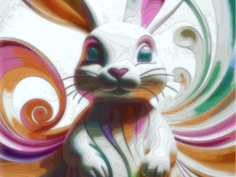 Pastel Bunny Lithophane