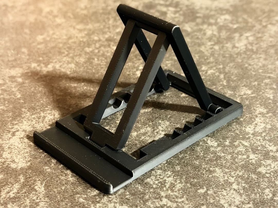 Minimalist Phone Stand | Slim Desk Organizer