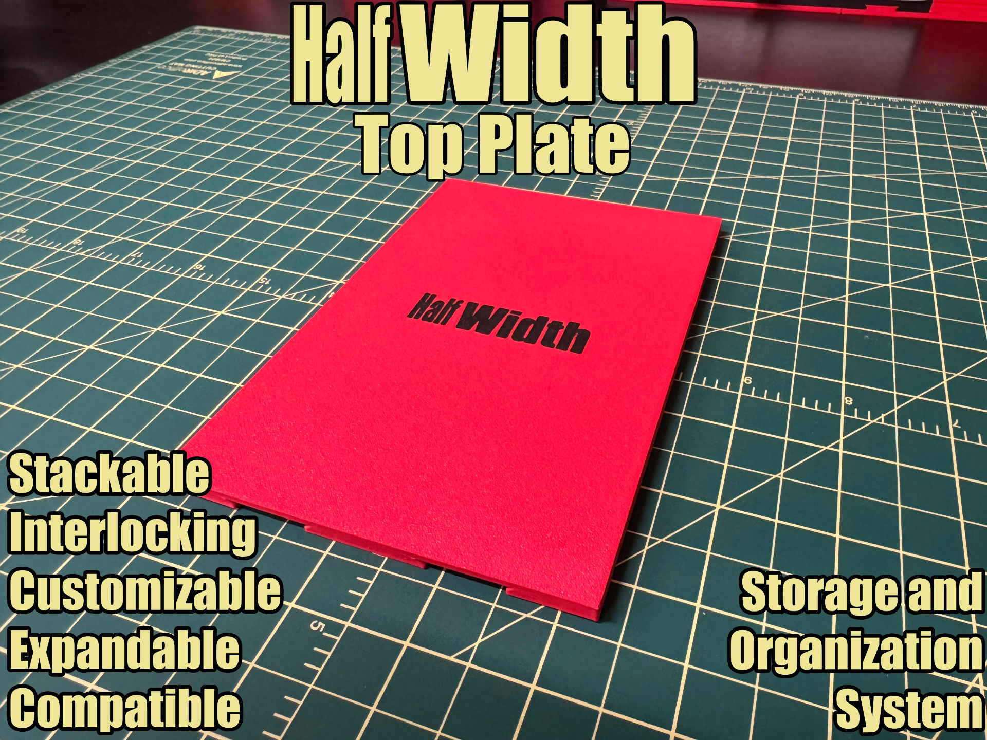 HalfWidth - Top Cover Plate