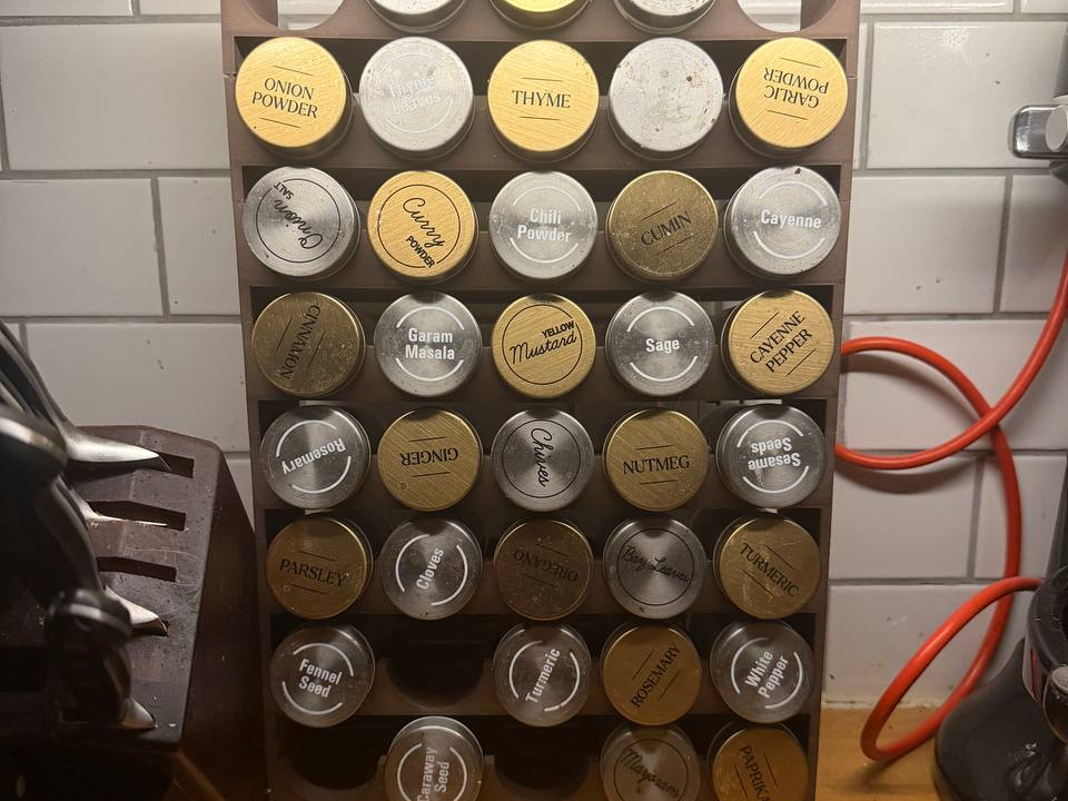 Modular Spice Rack