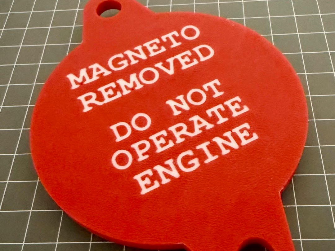 Lycoming Magneto Blanking Cover