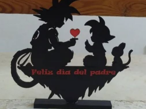 Dia del padre. Dragon Ball Goku.