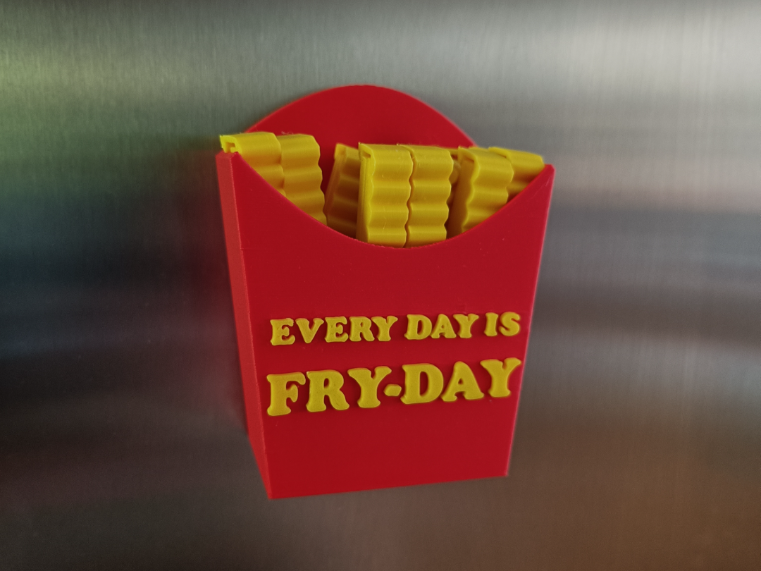 Holder for fry bag chip clip