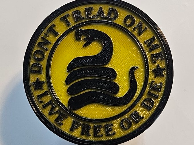 Don't Tread On Me Hitch Cover