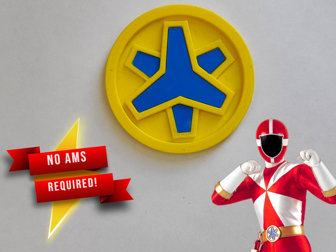 Power Rangers Lightspeed Rescue Badge - No AMS!