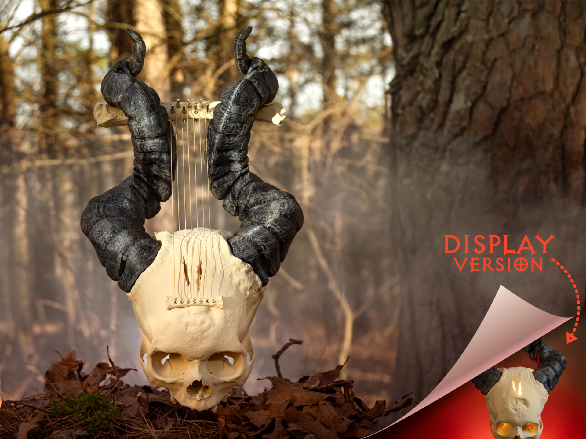 Hardcore Harp with Playable & Decorative Versions