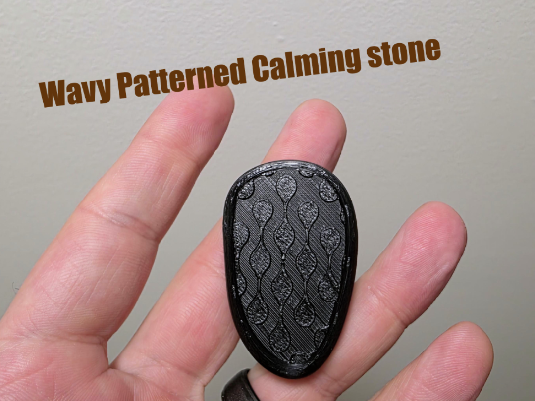 Calming Stone - Wavy Patterned