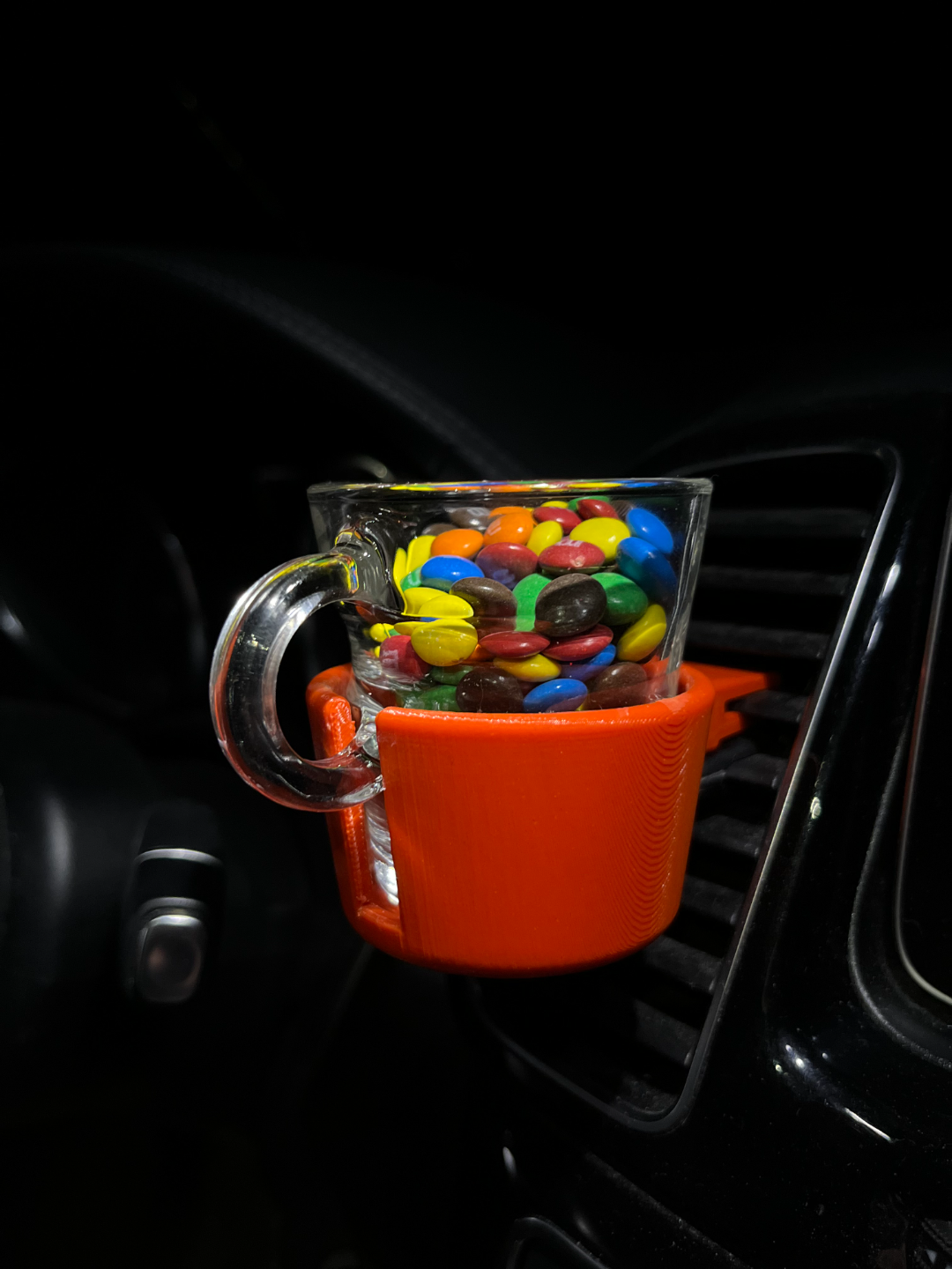 Secure Car Vent Expresso Cup and Dip Holder