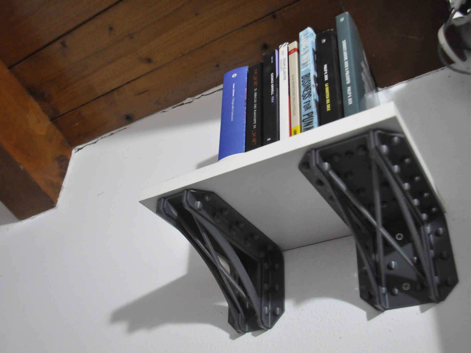 Steampunk/industrial shelf bracket