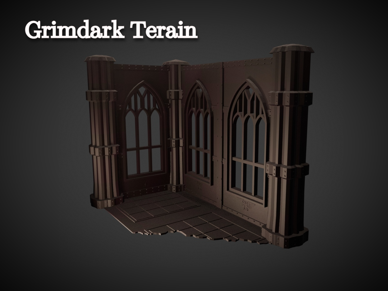 Grimdark Sanctum Administratum Gothic Ruins