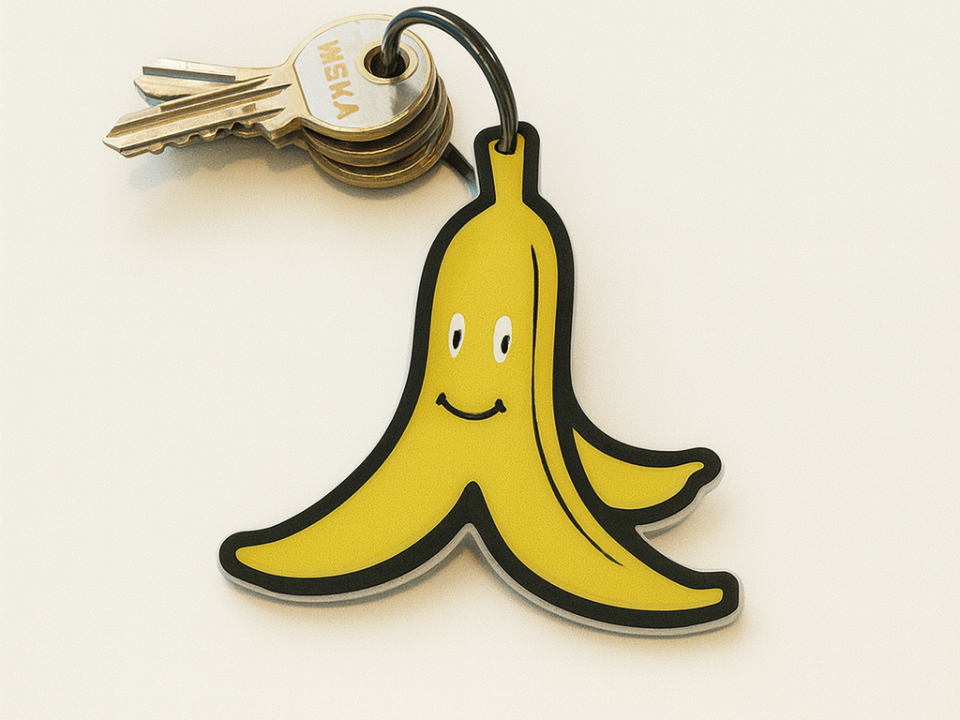 banana keychain