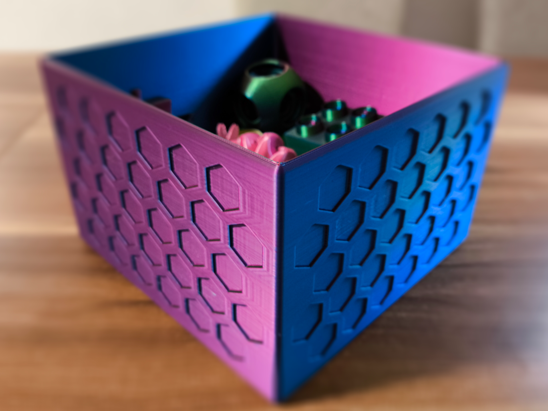 Fidget Toy Box (Honeycomb Pattern)