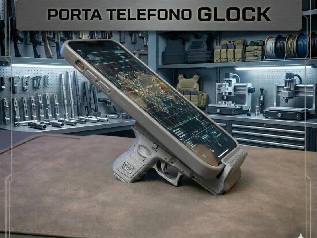 Glock holder stand phone - Porta telefono Glock