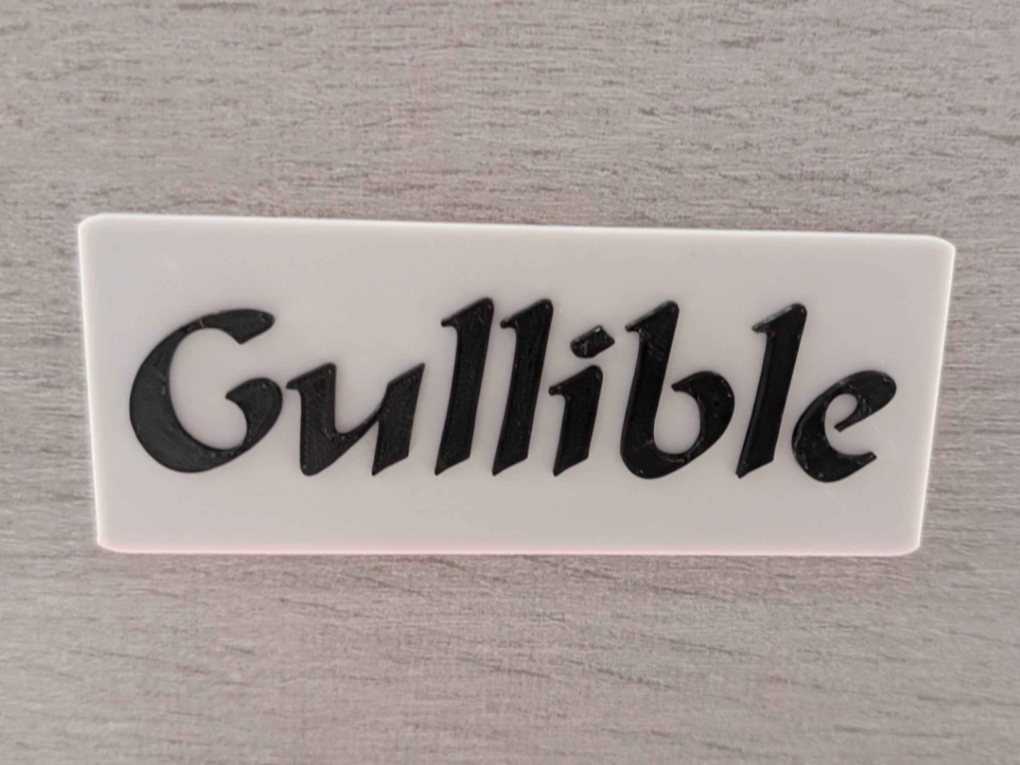 Gullible On The Ceiling