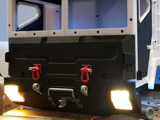 Scheinwerfer Abdeckung SCX10 Armadillo truck
