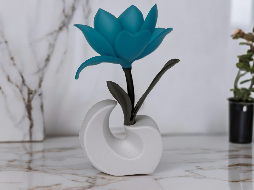 Lotus Blossom – Modern Vase Sculpture
