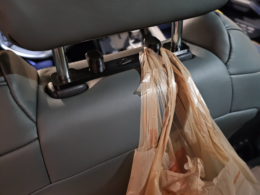 4th gen toyota tacoma headrest grocery bag holder