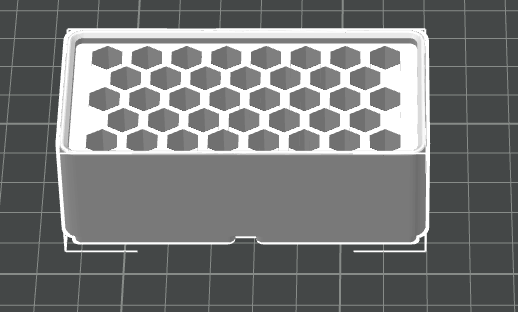 Gridfinity - 2x1 Hex Bit Holder