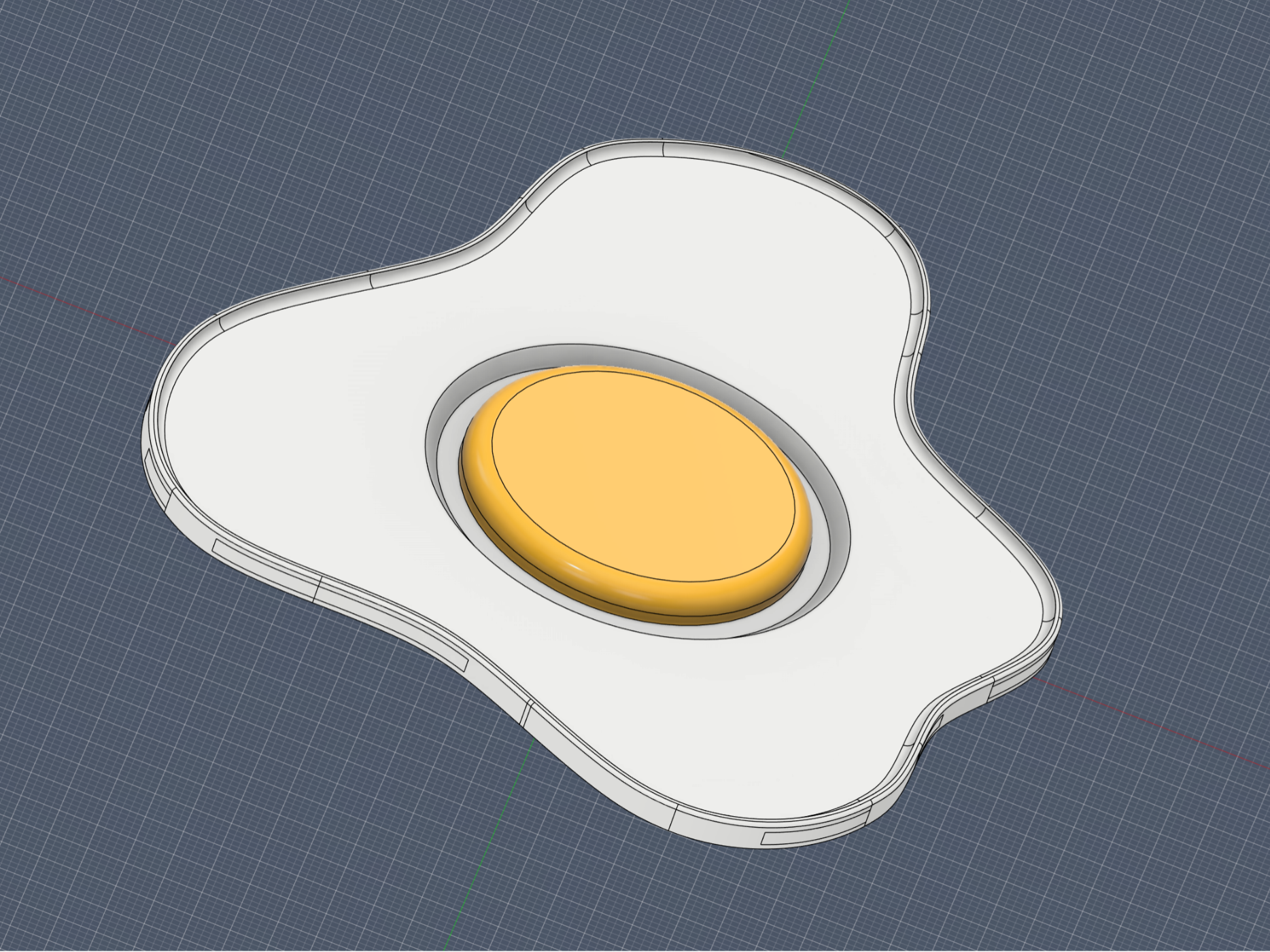 Fried Egg Coaster for Cans