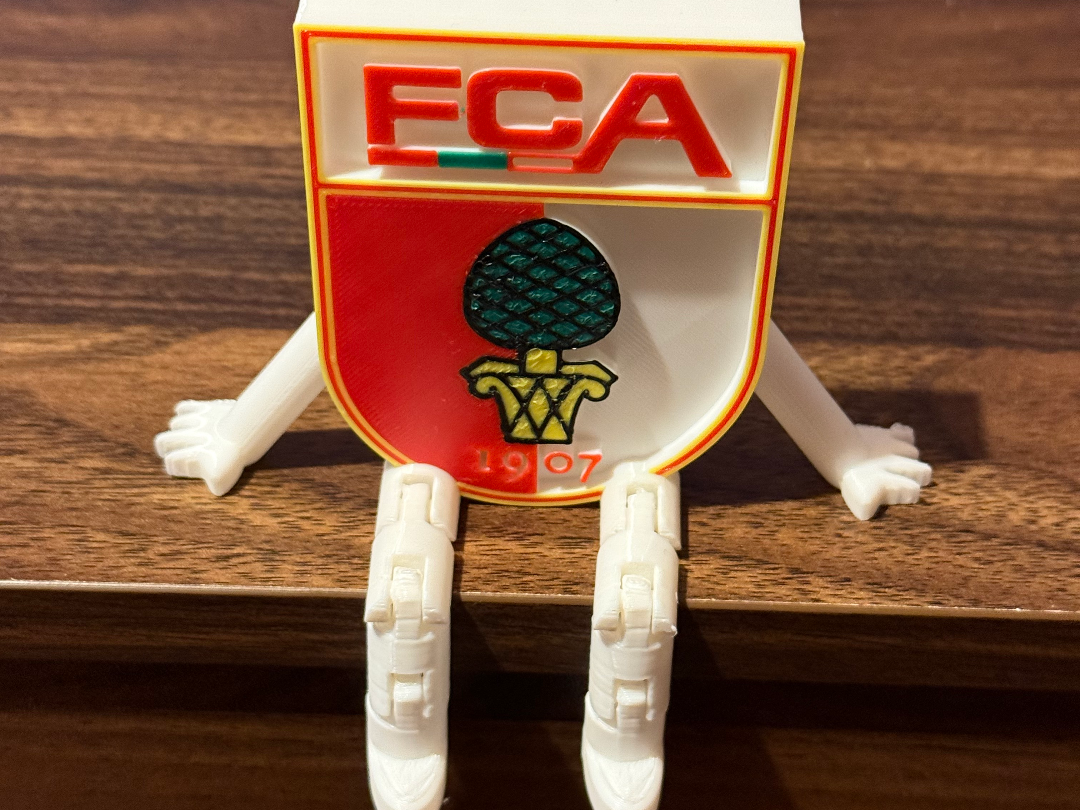 FC Augsburg Logo mit Wackelbeinen