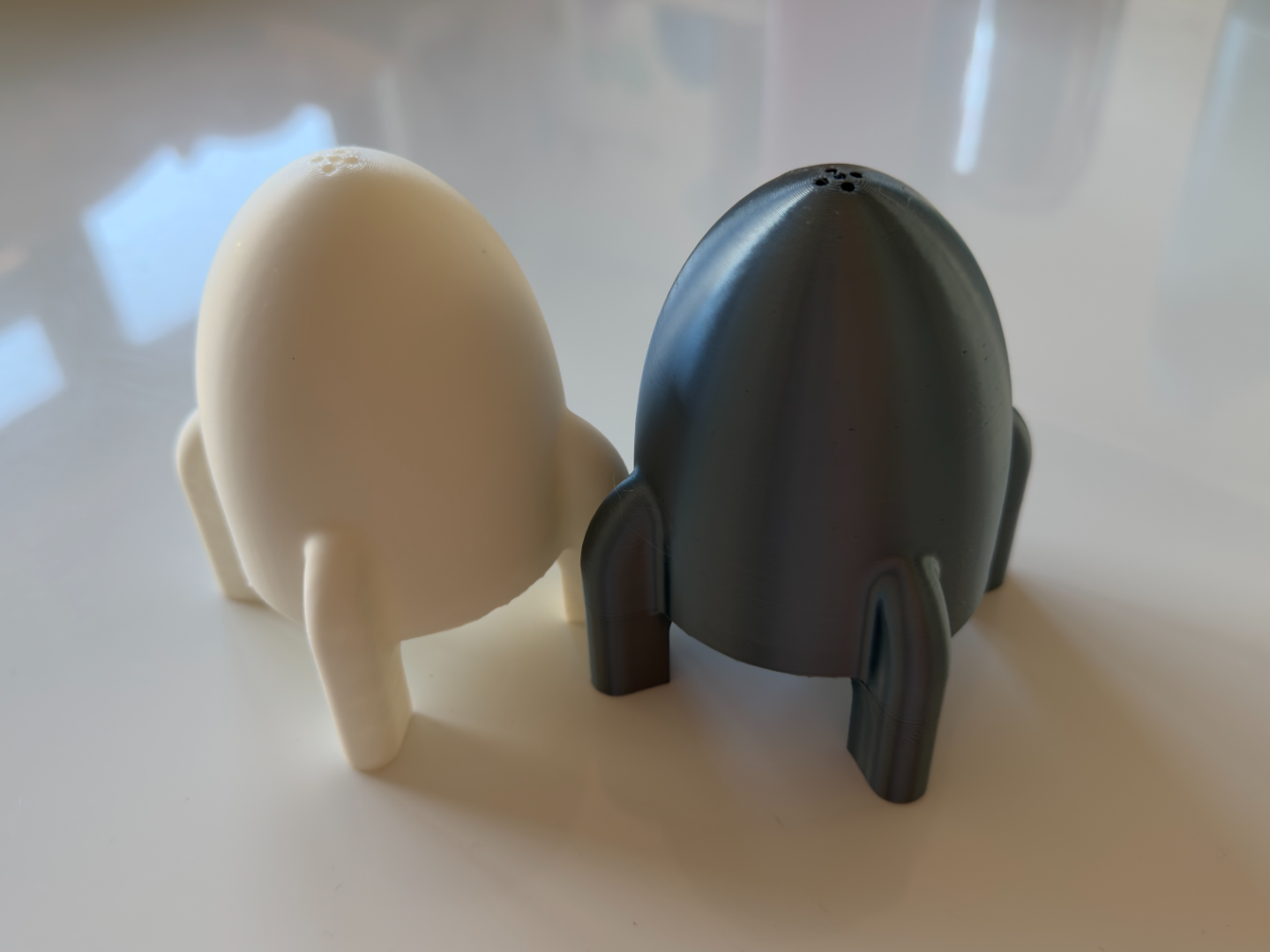 Rocket Salt and Pepper shakers