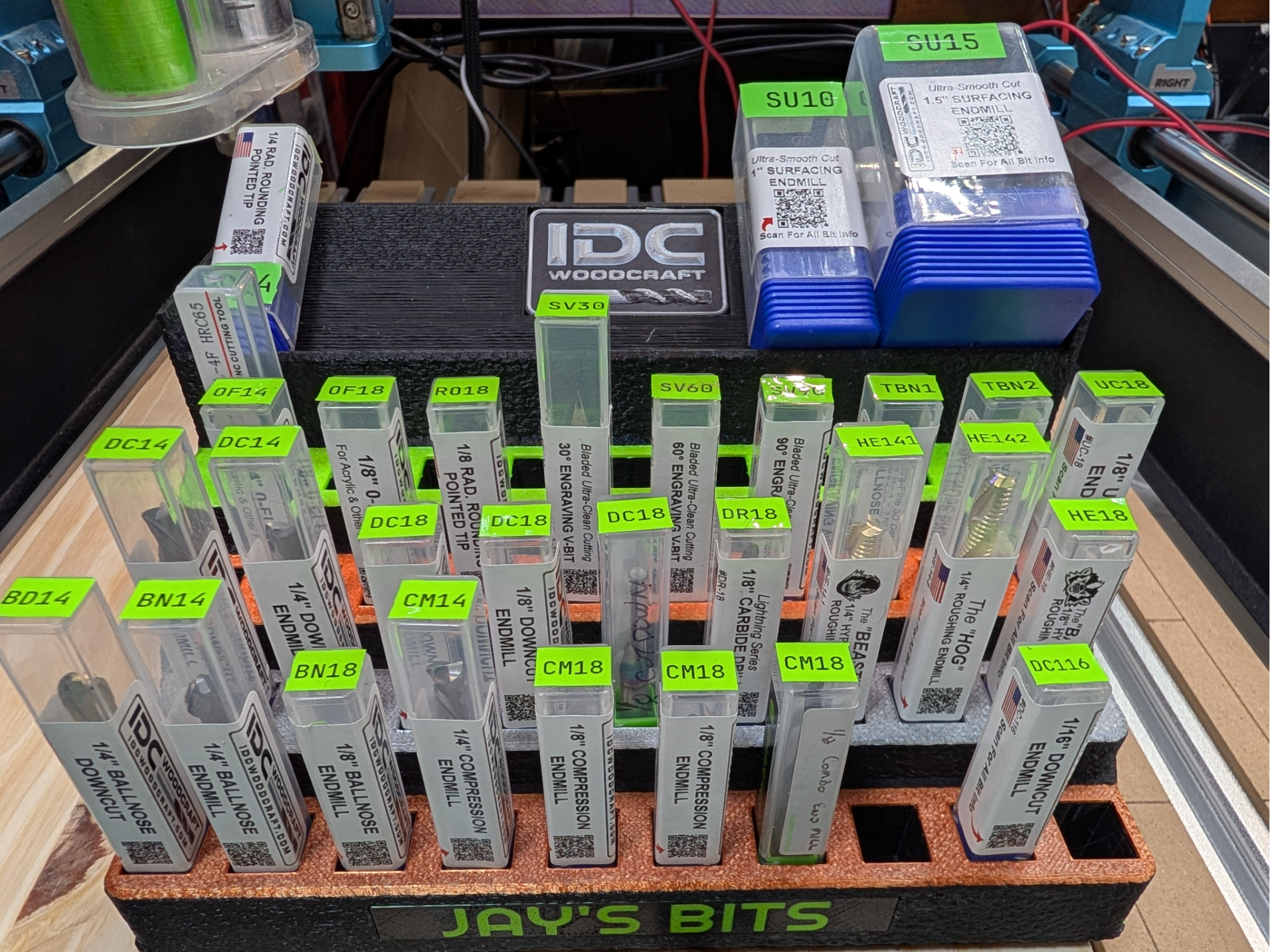 IDC Woodcraft Bit Organizer