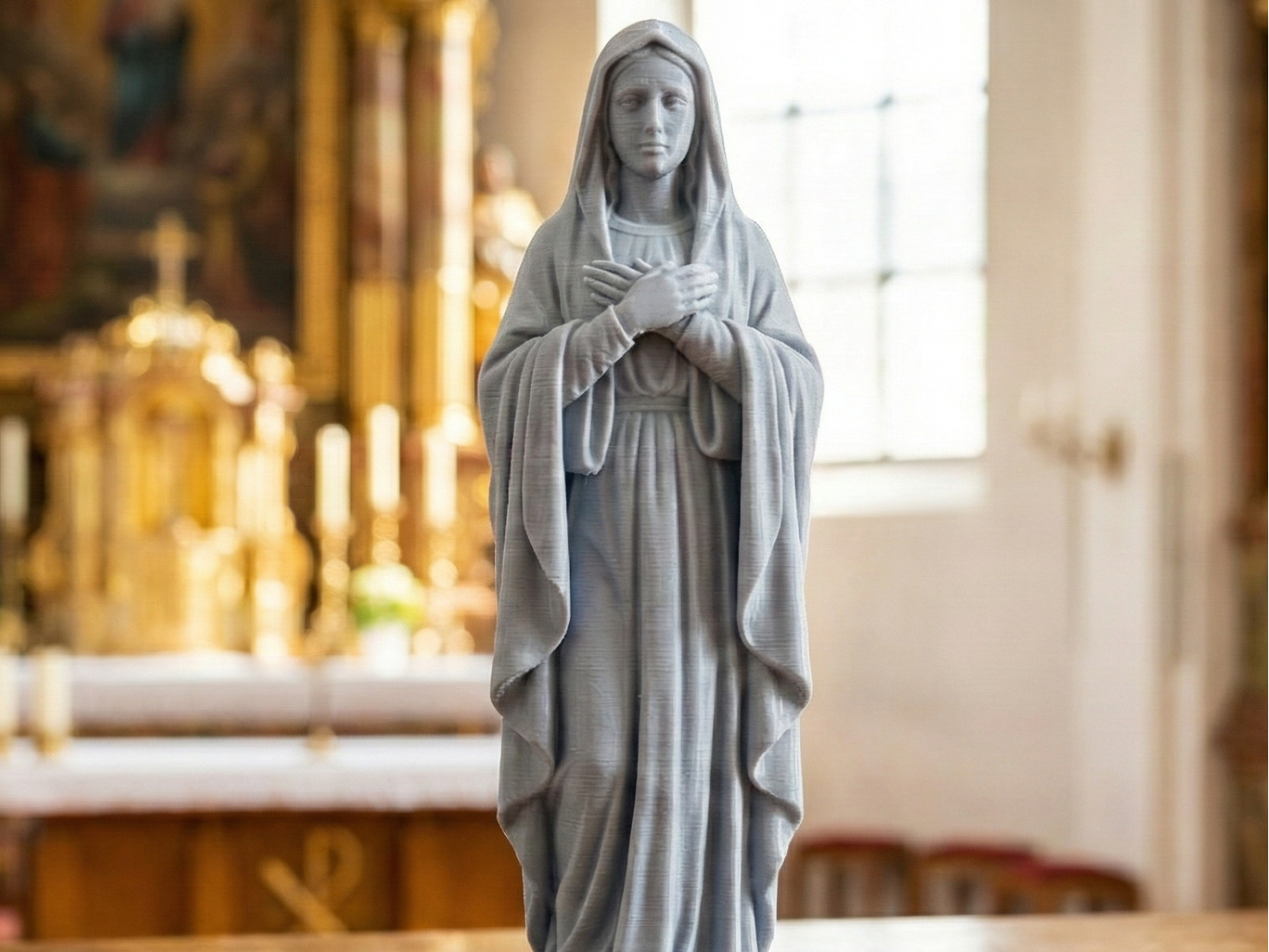Madonna Addolorata – Statua 3D Stampabile
